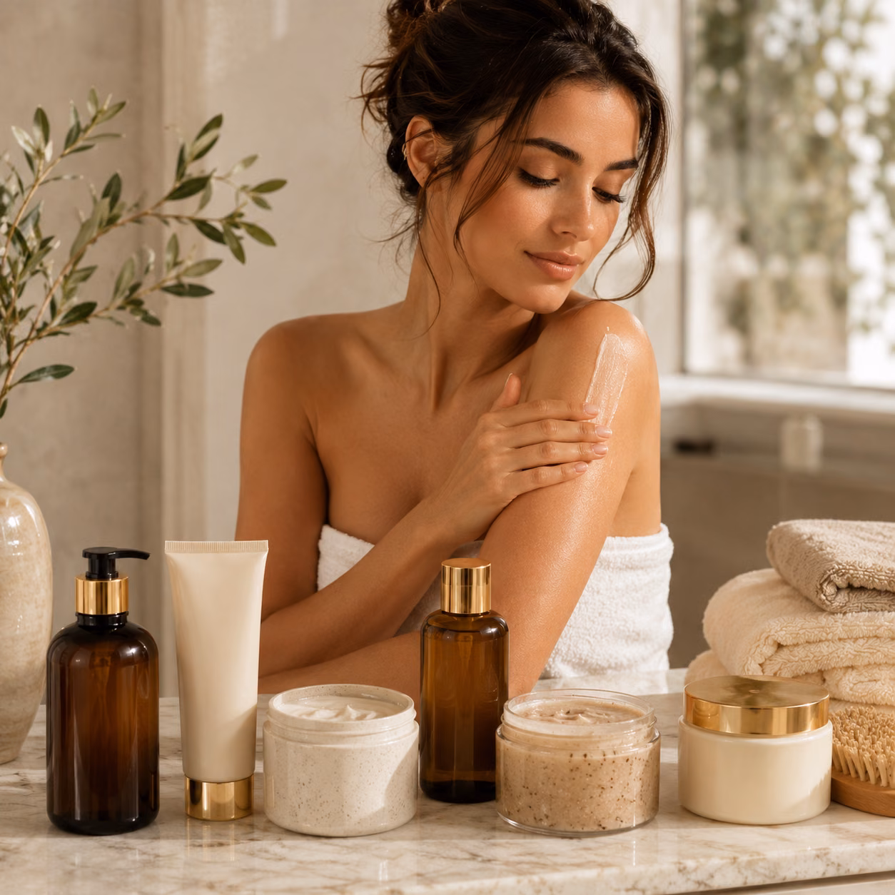 قسم العناية بالجسم في Boutique Ouatine