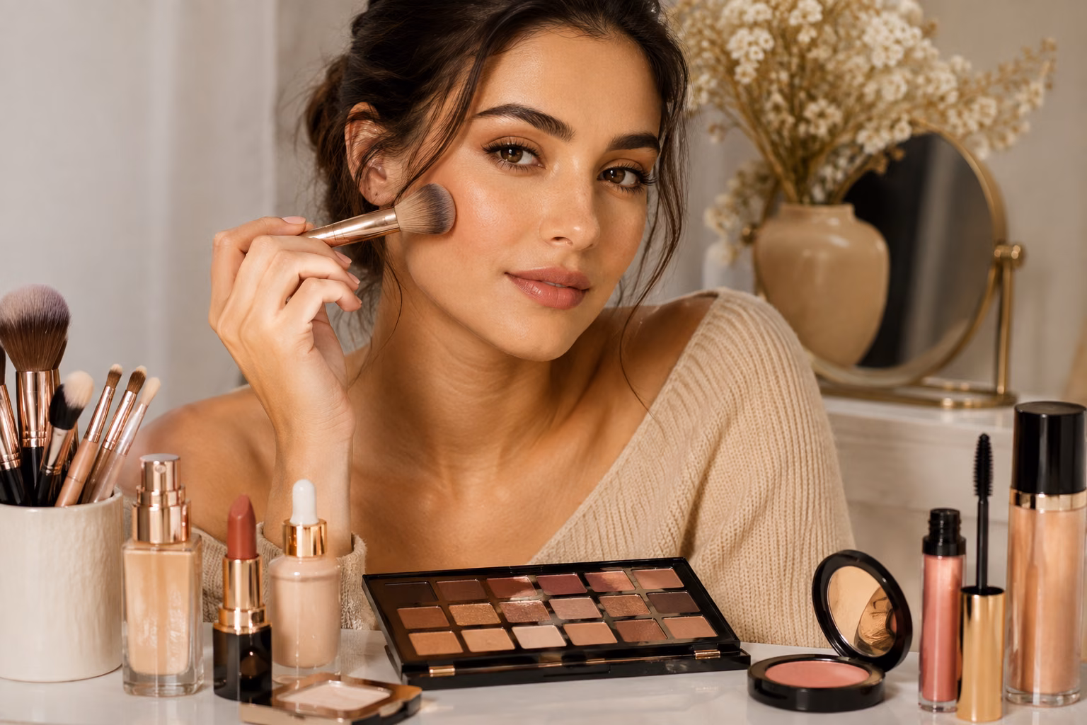قسم المكياج في Boutique Ouatine